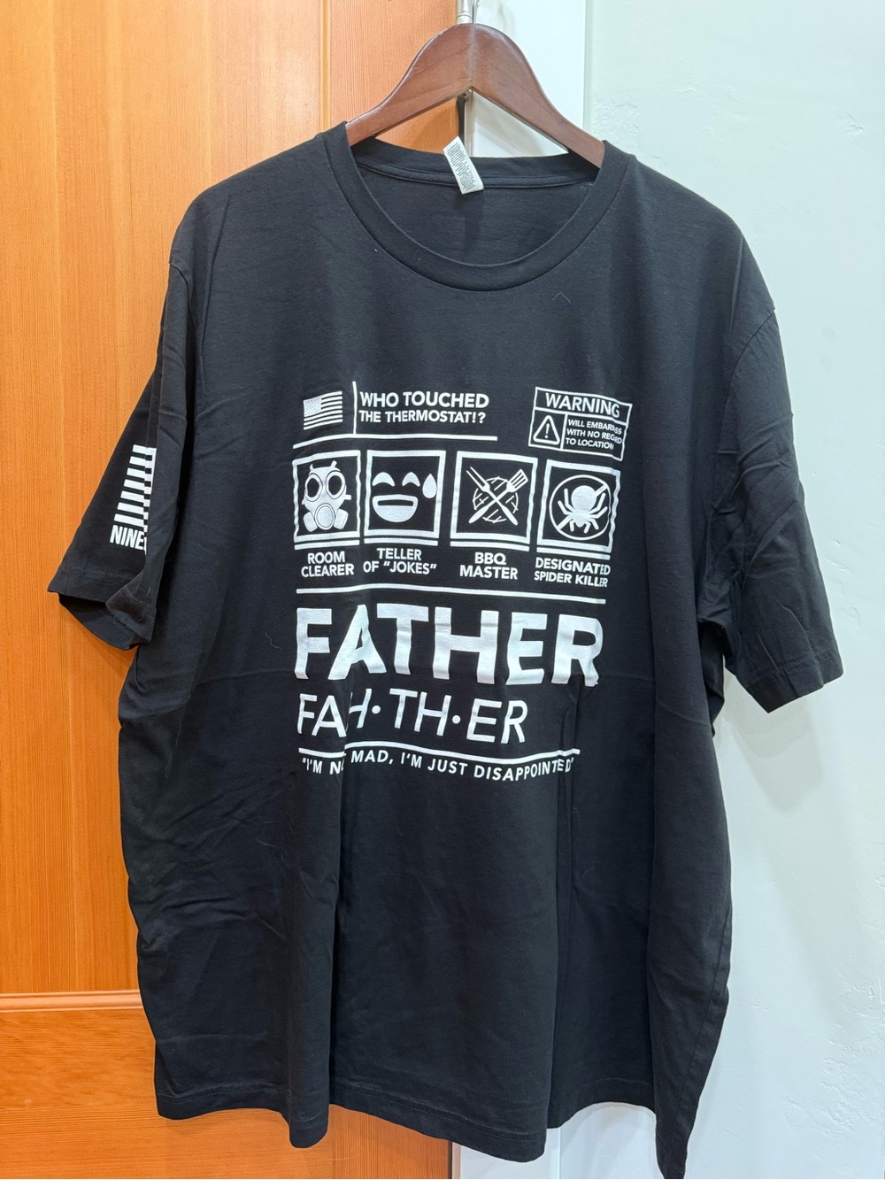 Father Graphic Tee - Black